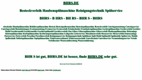 What Bhrs.de website looked like in 2024 (1 year ago)