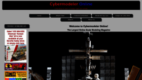 What Cybermodeler.com website looked like in 2022 (3 years ago)