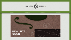 What Martinhayes.com website looked like in 2015 (9 years ago)