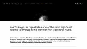 What Martinhayes.com website looked like in 2020 (5 years ago)