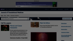What Translational-medicine.com website looked like in 2024 (1 year ago)