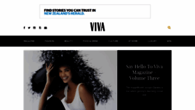 What Viva.co.nz website looked like in 2021 (4 years ago)