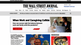 What Wsj.net website looked like in 2021 (4 years ago)